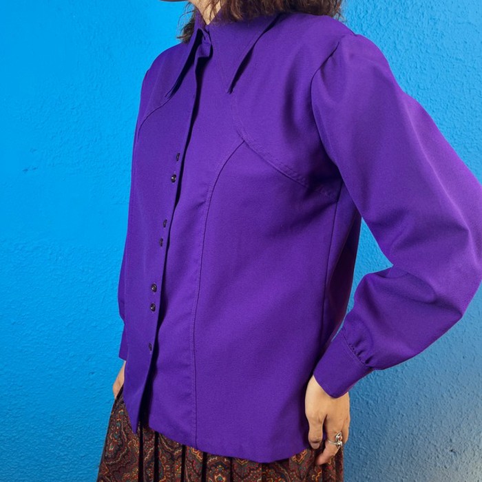 70s K-mart Purple Design Shirt | Vintage.City Vintage Shops, Vintage Fashion Trends