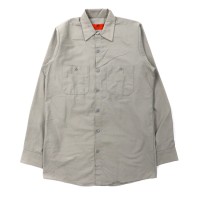 RED KAP ワークシャツ S グレー コットン 90年代 | Vintage.City 古着屋、古着コーデ情報を発信