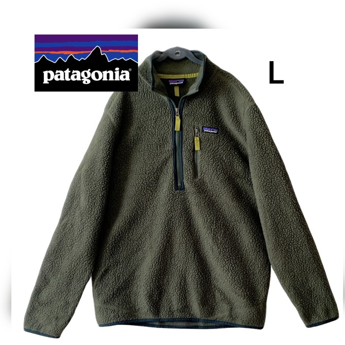 メーカー公式 【美品】patagonia パタゴニア ハーフジップフリース
