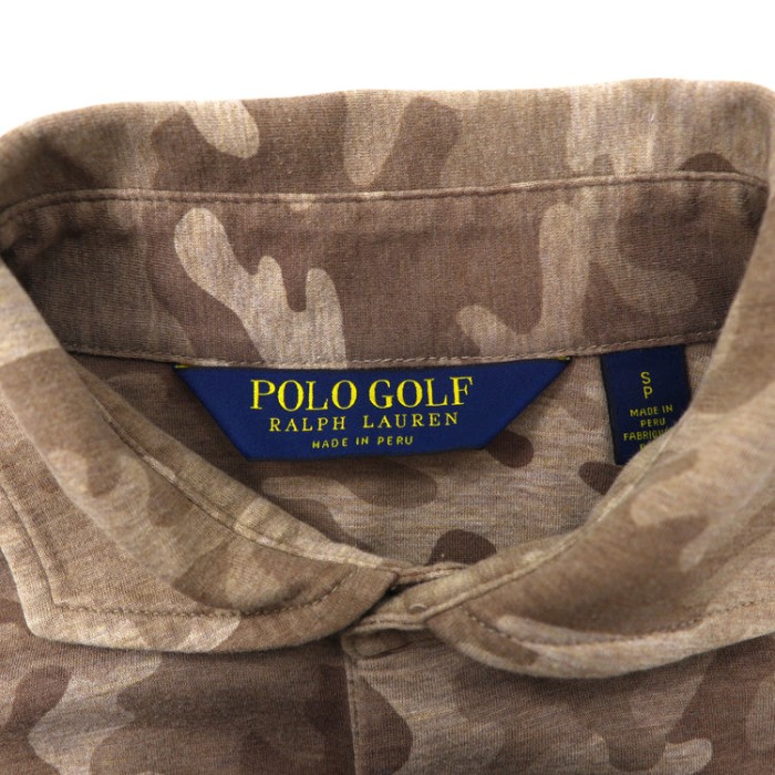 POLO GOLF RALPH LAUREN ポロシャツ S ブラウン カモフラ コットン ペルー製 | Vintage.City 빈티지숍, 빈티지 코디 정보