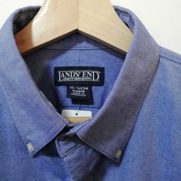 LANDS’END BD cotton shirt | Vintage.City 빈티지숍, 빈티지 코디 정보