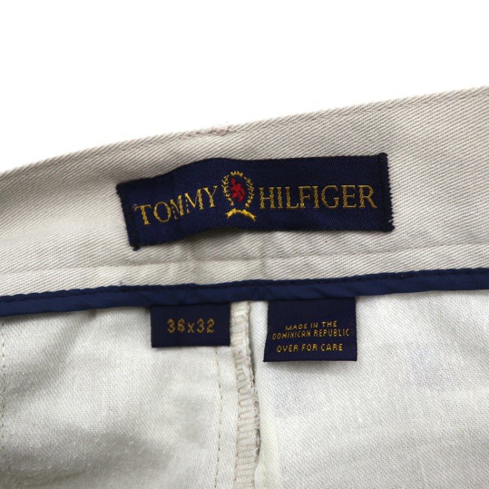 TOMMY HILFIGER 2タックチノパンツ 36 ベージュ コットン 90年代 | Vintage.City 古着屋、古着コーデ情報を発信