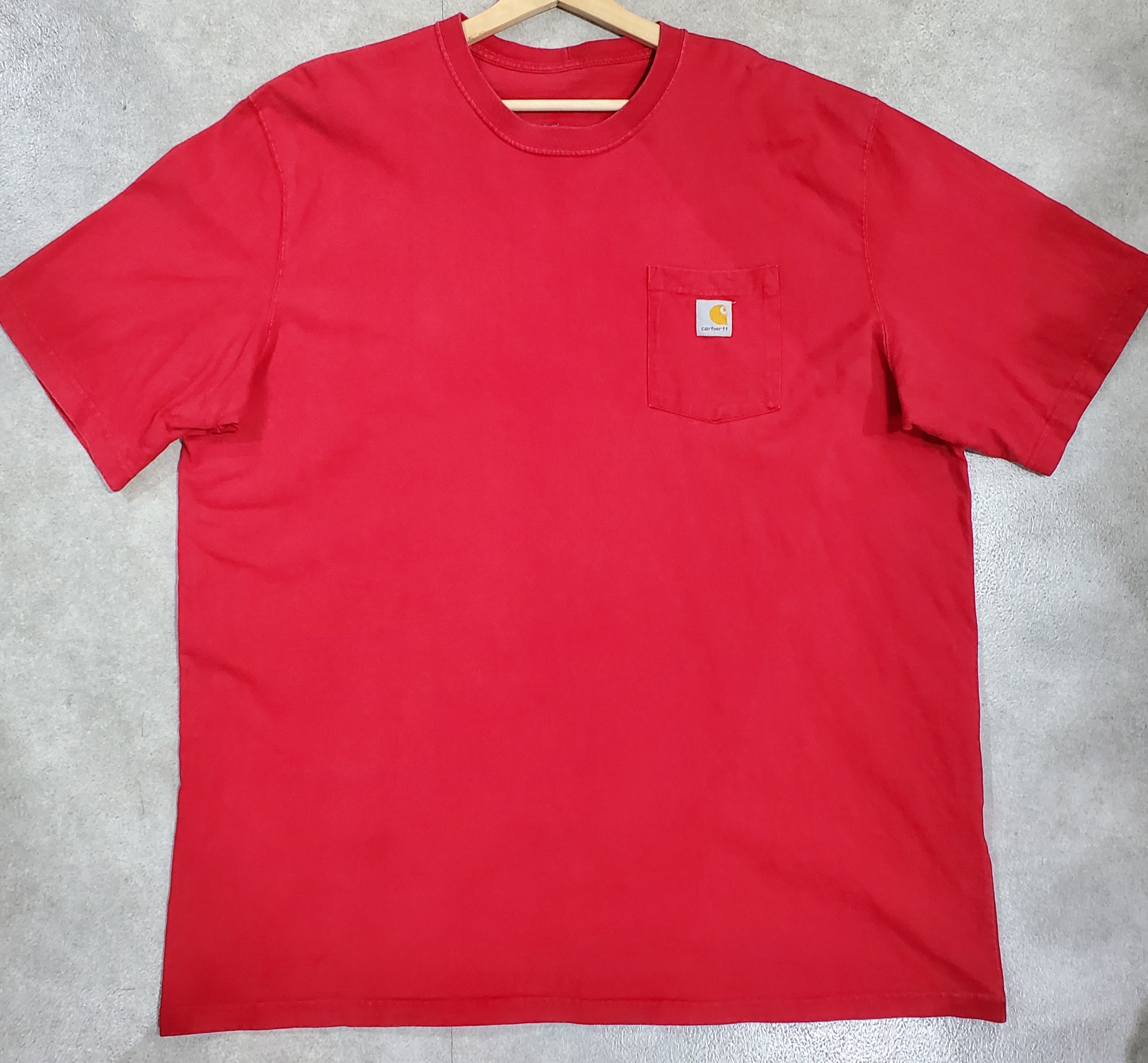 carhartt カーハート メキシコ製赤ロゴティーシャツt shirtsポケット
