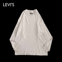 【LEVI'S】メキシコ製 ロンt 長袖Tシャツ ロングTシャツ ベージュ 無地 プレーン インナー トップス LARGE リーバイス US古着 | Vintage.City 古着屋、古着コーデ情報を発信