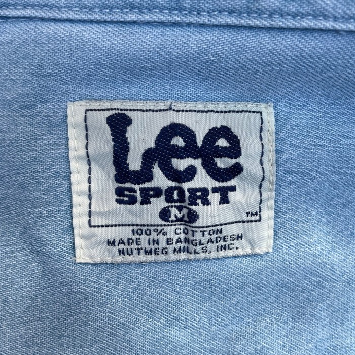 90年代 Lee SPORT リースポーツ NFL マイアミ・ドルフィンズ チームロゴ刺繍 長袖 デニムシャツ メンズM | Vintage.City 古着屋、古着コーデ情報を発信