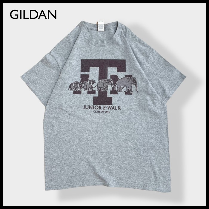 GILDAN】カレッジ テキサスA&M大学 Tシャツ ロゴ プリント バックロゴ