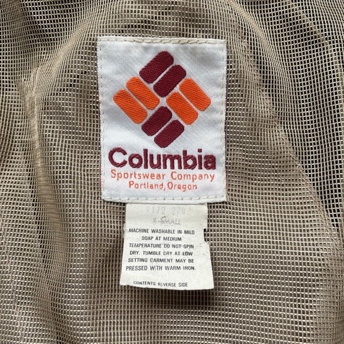 80年代 Columbia  コロンビア  ショート丈 メッシュ フライフィッシングベスト メンズS-M相当 | Vintage.City 古着屋、古着コーデ情報を発信