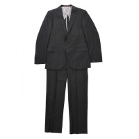 PERSON'S FOR MEN スーツ セットアップ 180 グレー ストライプ ウール | Vintage.City 古着屋、古着コーデ情報を発信