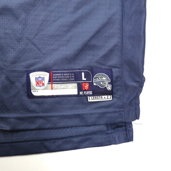 REEBOK ゲームシャツ L ネイビー ビッグサイズ ナンバリング NFL SEATTLE SEAHAWKS | Vintage.City 古着屋、古着コーデ情報を発信