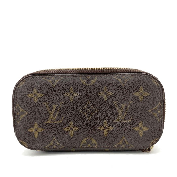 LOUIS VUITTON ルイヴィトン トゥルースブラッシュPM コスメポーチ モノグラム エベヌ M47510 | Vintage.City Vintage Shops, Vintage Fashion Trends