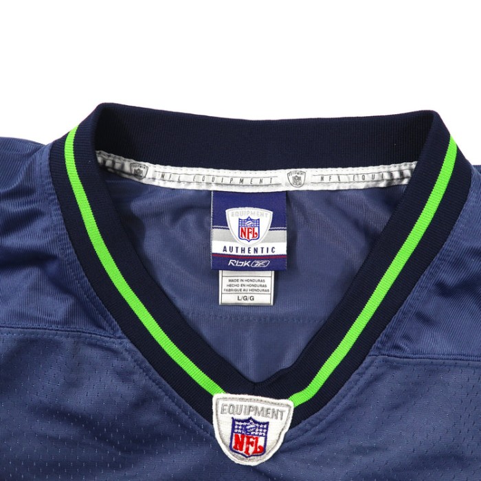 REEBOK ゲームシャツ L ネイビー ビッグサイズ ナンバリング NFL SEATTLE SEAHAWKS | Vintage.City 古着屋、古着コーデ情報を発信
