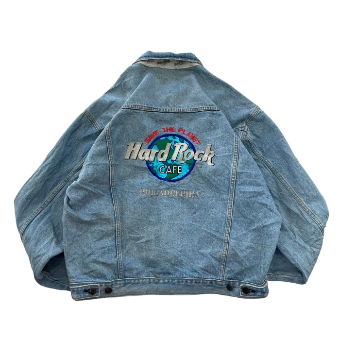 1990's Hard Rock cafe / denim jacket #A940 | Vintage.City 古着屋、古着コーデ情報を発信