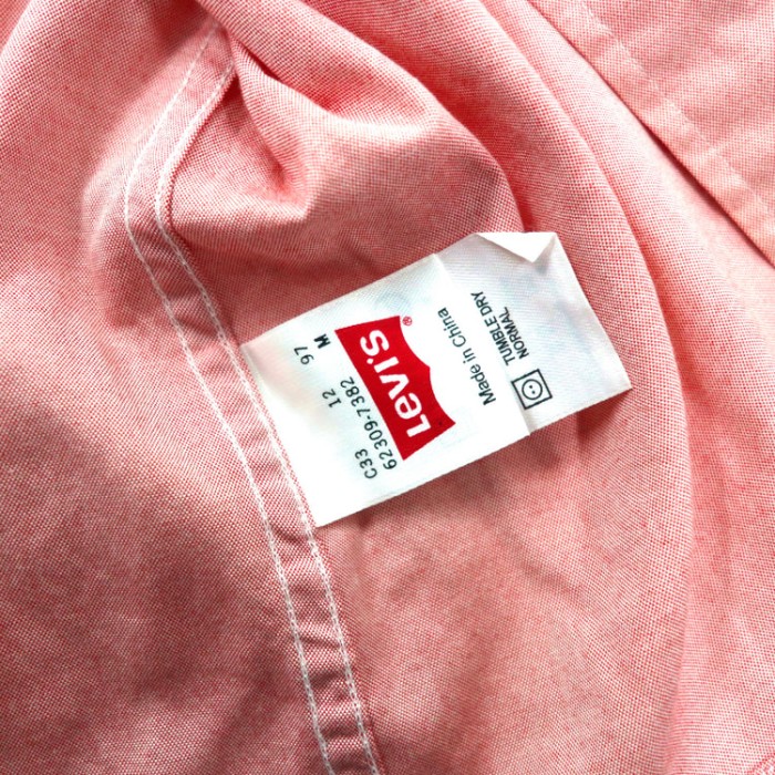 Levi's 半袖ボタンダウンシャツ M ピンク コットン 90年代 | Vintage.City 古着屋、古着コーデ情報を発信