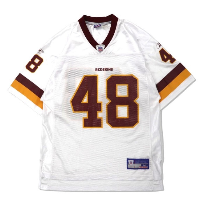 reebok ゲームシャツ M ホワイト ポリエステル ナンバリング NFL Washington Redskins | Vintage.City 빈티지숍, 빈티지 코디 정보