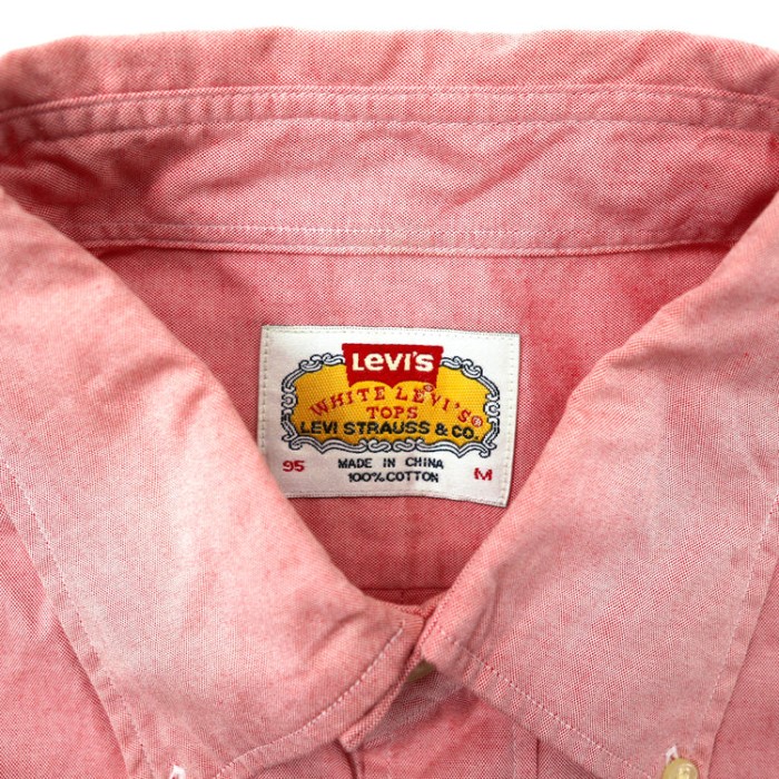 Levi's 半袖ボタンダウンシャツ M ピンク コットン 90年代 | Vintage.City 빈티지숍, 빈티지 코디 정보