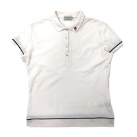 MONCLER ポロシャツ L ホワイト コットン | Vintage.City 빈티지숍, 빈티지 코디 정보