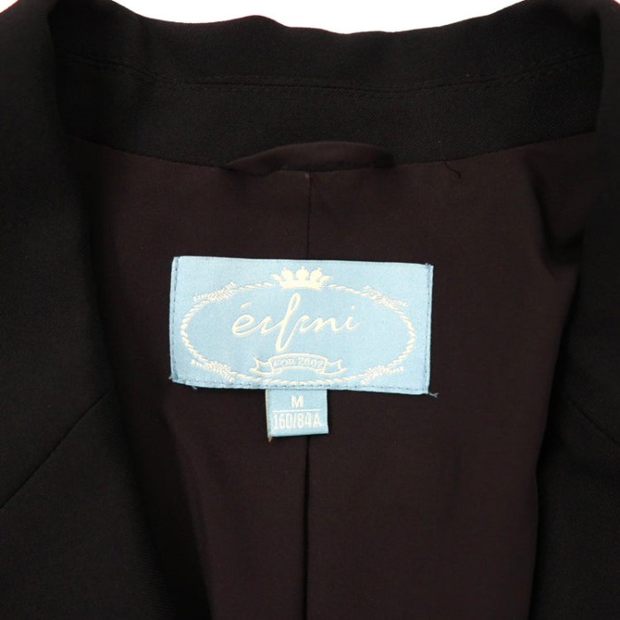 eifini チェスターコート M ブラック スナップボタン | Vintage.City 古着屋、古着コーデ情報を発信