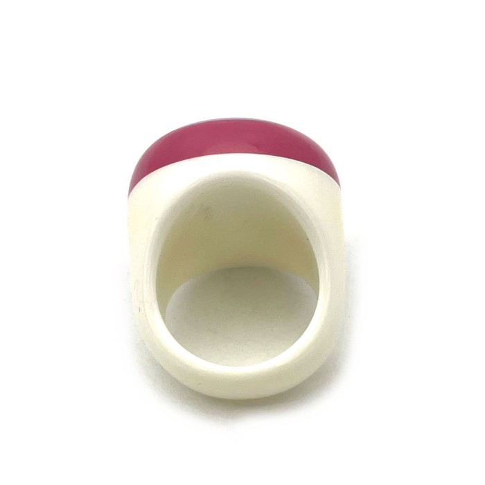 CHANEL シャネル プラスチックリング 指輪 ココマーク ホワイト パープル ピンク グリーン 約12.5号 | Vintage.City 古着屋、古着コーデ情報を発信