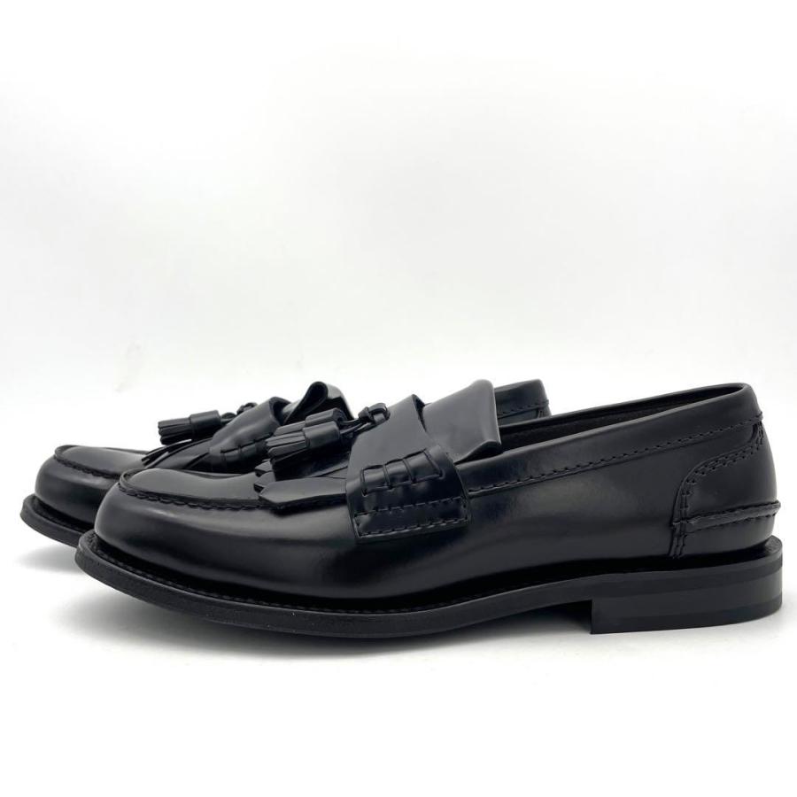 Church's チャーチ オレハム タッセルキルト ローファー ドレスシューズ 革靴 ブラック 7.0F(約26.0cm) メンズ |  Vintage.City