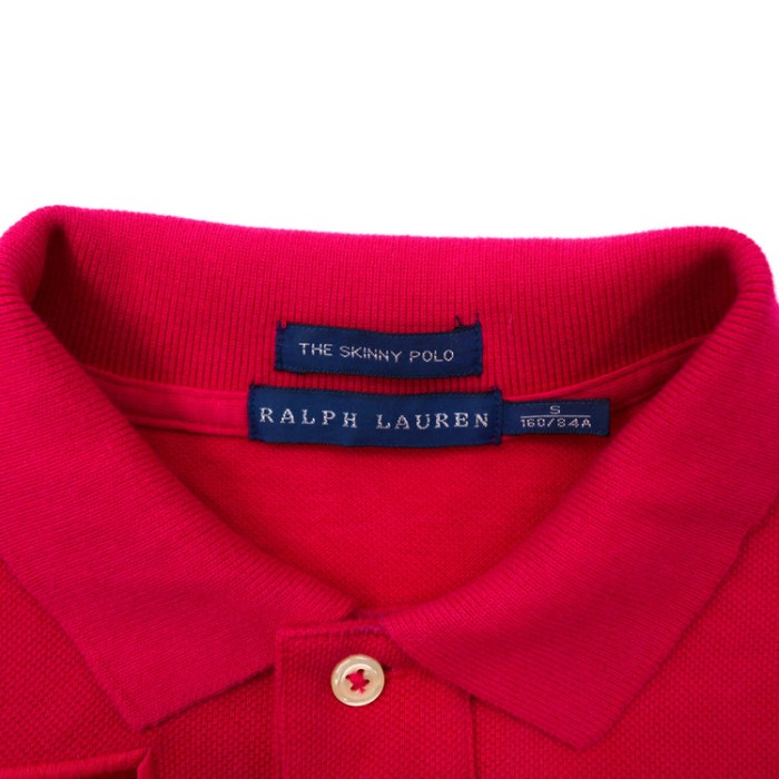 RALPH  LAUREN ポロシャツ S ピンク コットン ビッグポニー刺繍 ナンバリング USA 星条旗 刺繍 | Vintage.City 古着屋、古着コーデ情報を発信