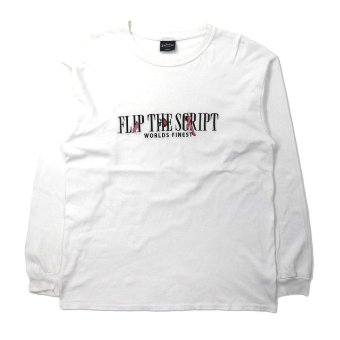 Flip The Script ロングスリーブTシャツ L ホワイト コットン ロゴ刺繍 ロンT | Vintage.City Vintage Shops, Vintage Fashion Trends
