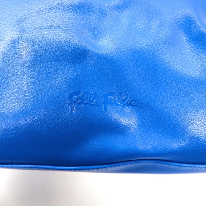 Folli Follie トートバッグ ブルー サントリーニフラワー PVC | Vintage.City 古着屋、古着コーデ情報を発信
