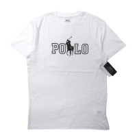 POLO RALPH  LAUREN Tシャツ M ホワイト コットン ロゴ ビッグポニー プリント ペルー製 未使用品 | Vintage.City 빈티지숍, 빈티지 코디 정보