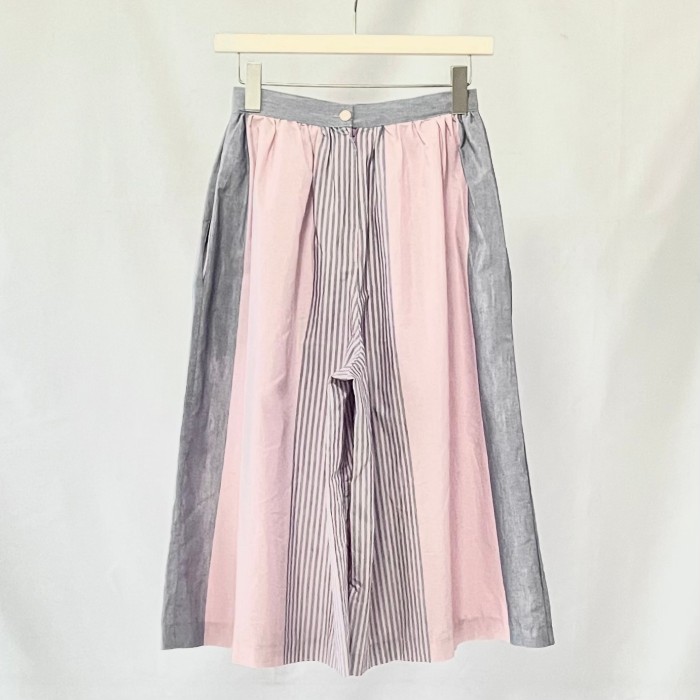80s you babes pink grey baggy culotte | Vintage.City 古着屋、古着コーデ情報を発信