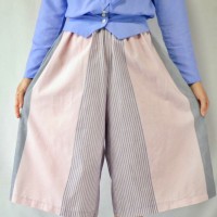 80s you babes pink grey baggy culotte | Vintage.City 빈티지숍, 빈티지 코디 정보