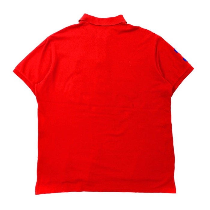Polo by Ralph Lauren ポロシャツ XL レッド USA ナンバリング ビッグポニー刺繍 | Vintage.City 古着屋、古着コーデ情報を発信