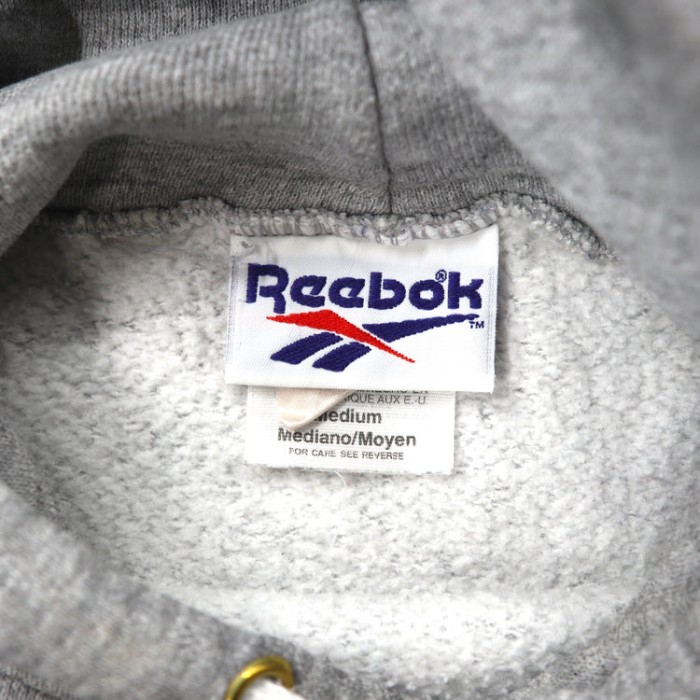 USA製 Reebok パーカー M グレー コットン ベクターロゴプリント 90年代 | Vintage.City 古着屋、古着コーデ情報を発信