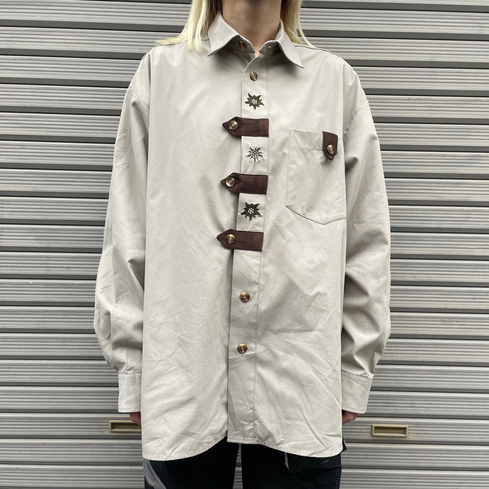 フック付きチロリアンシャツ - Tシャツ/カットソー(半袖/袖なし)