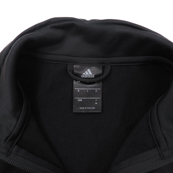 adidas トラックジャケット M ブラック ポリエステル ３ストライプス ロゴプリント climalite | Vintage.City 古着屋、古着コーデ情報を発信