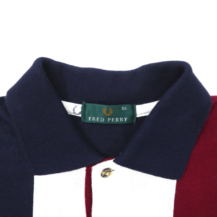 FRED PERRY ポロシャツ XS マルチカラー ストライプ コットン | Vintage.City 古着屋、古着コーデ情報を発信