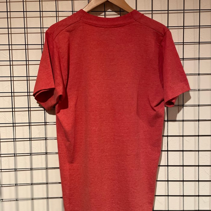 90s FRUIT OF THE LOOM 染み込みプリント　Tシャツ　Sサイズ　赤杢　A769 | Vintage.City 古着屋、古着コーデ情報を発信