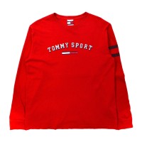 TOMMY JEANS ロングスリーブTシャツ S レッド コットン ビッグサイズ ロゴ 90年代 メキシコ製 | Vintage.City Vintage Shops, Vintage Fashion Trends