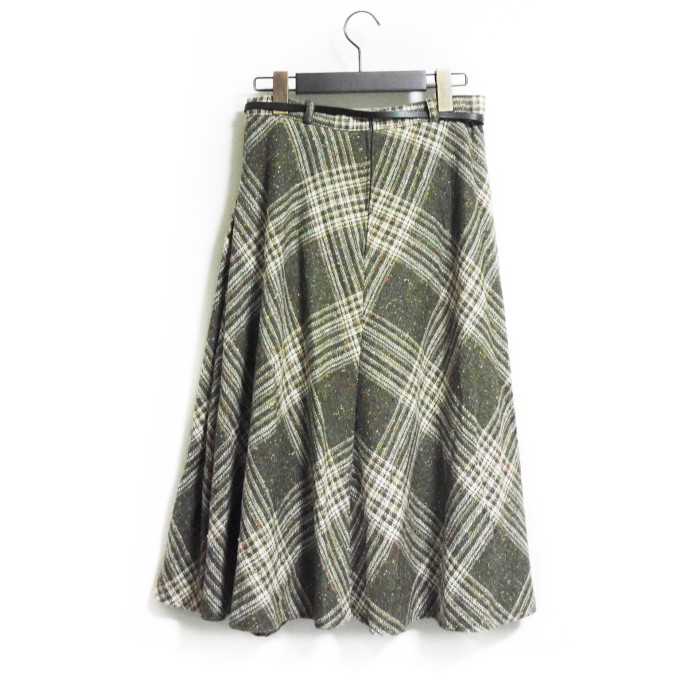 Tweed check skirt | Vintage.City 古着屋、古着コーデ情報を発信