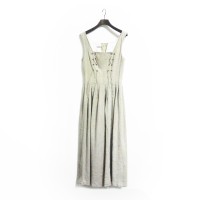 laceup Linen Dress | Vintage.City 古着屋、古着コーデ情報を発信