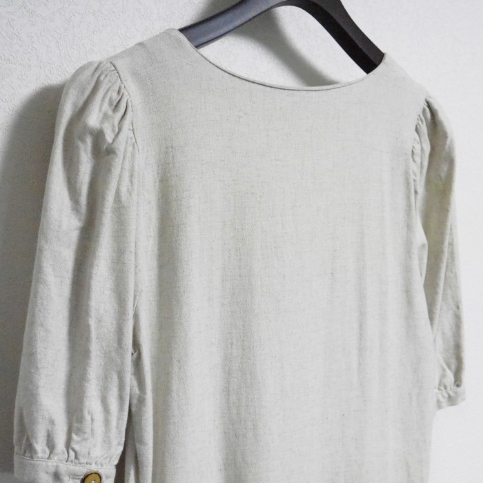 Cotton Linen Dress | Vintage.City 古着屋、古着コーデ情報を発信
