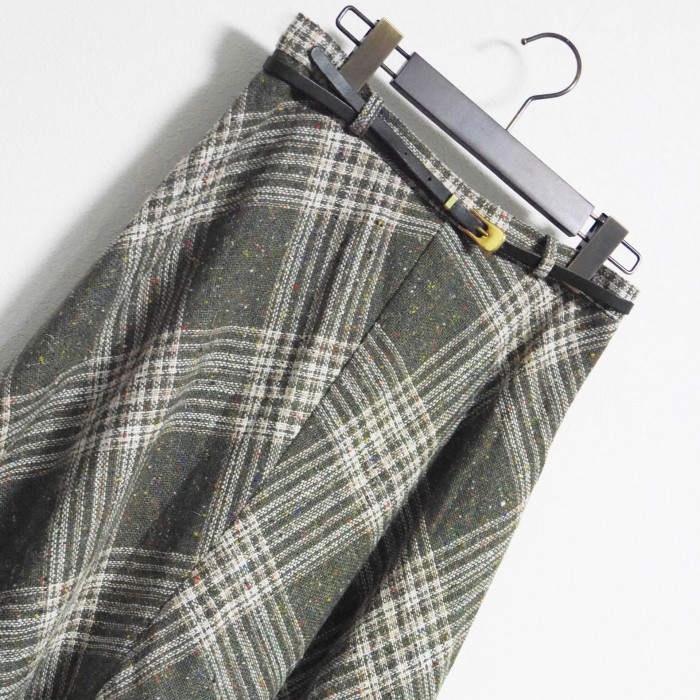 Tweed check skirt | Vintage.City 古着屋、古着コーデ情報を発信