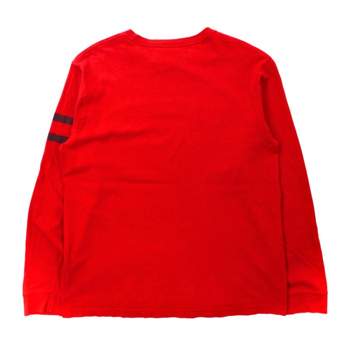 TOMMY JEANS ロングスリーブTシャツ S レッド コットン ビッグサイズ ロゴ 90年代 メキシコ製 | Vintage.City 빈티지숍, 빈티지 코디 정보