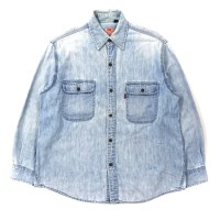 Levi's デニムワークシャツ S ブルー アイスウォッシュ 90年代 | Vintage.City 빈티지숍, 빈티지 코디 정보