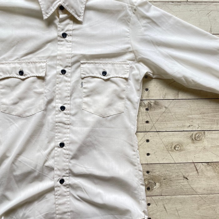 70-80's リーバイス  長袖シャツ　L/S shirt Levi's  白シャツ | Vintage.City 古着屋、古着コーデ情報を発信