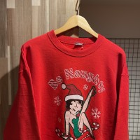 Betty Boop　ベティ・ブープ　クリスマス　スウェットシャツ　 | Vintage.City 古着屋、古着コーデ情報を発信