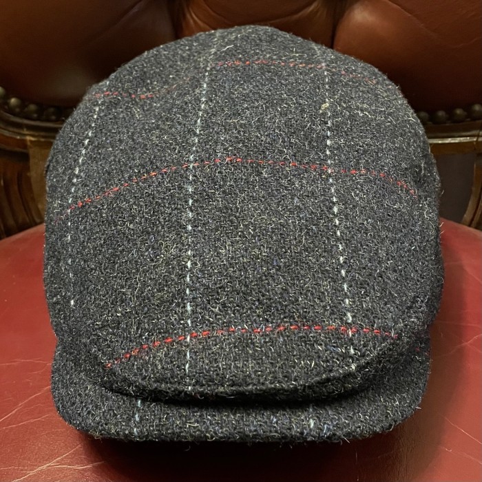 MADE IN JAPAN製 Tokio-hat British Wool ハンチングキャップ ネイビー LLサイズ | Vintage.City 古着屋、古着コーデ情報を発信