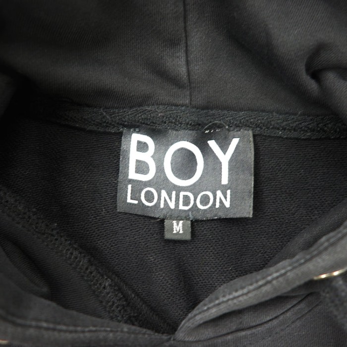 80'sビンテージ！BOY LONDON ロゴプリント スウェット ブラック
