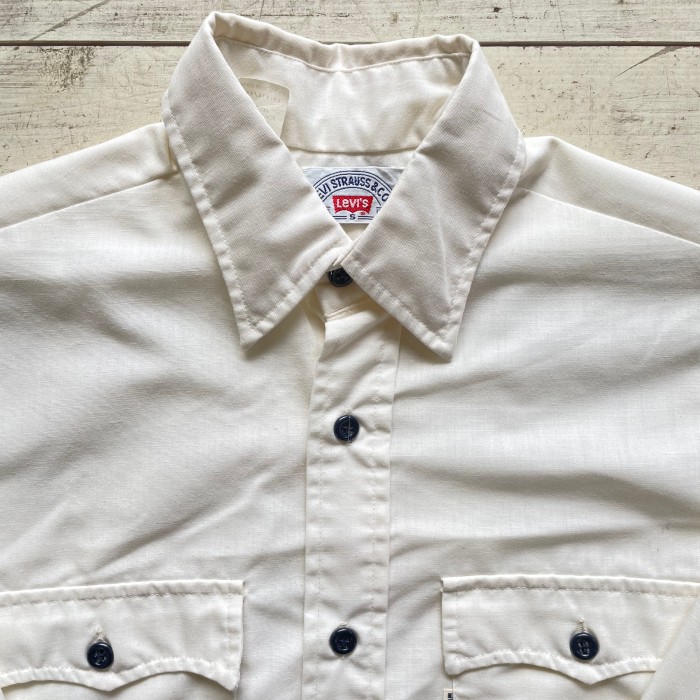 70-80's リーバイス  長袖シャツ　L/S shirt Levi's  白シャツ | Vintage.City 古着屋、古着コーデ情報を発信