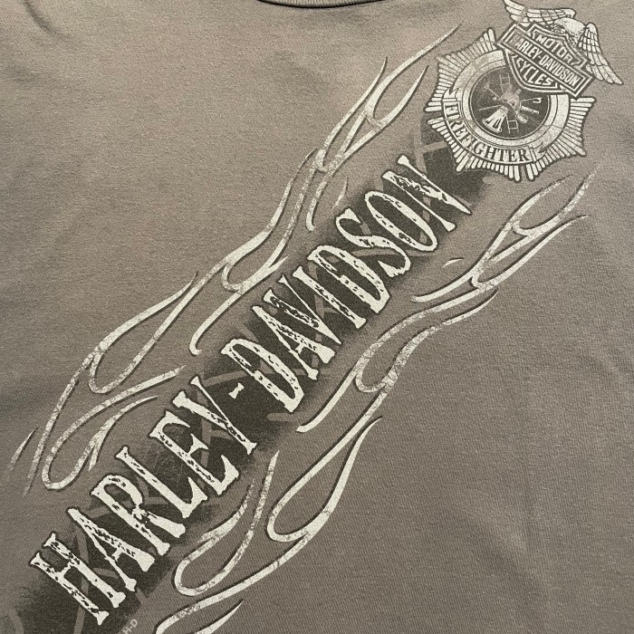 HARLEY-DAVIDSON プリントTシャツ　Mサイズ　アッシュブラウン | Vintage.City 古着屋、古着コーデ情報を発信