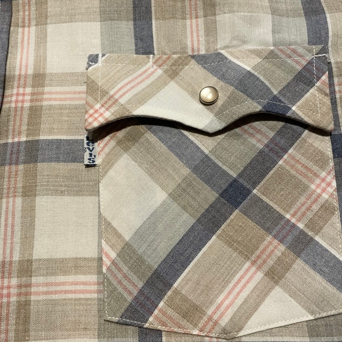 Levi's 半袖　ウェスタンシャツ　Lサイズ　レトロカラー | Vintage.City 빈티지숍, 빈티지 코디 정보