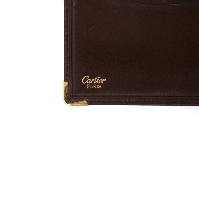 Cartier 長財布 札入れ ボルドー レザー マストライン オールド スペイン製 | Vintage.City 빈티지숍, 빈티지 코디 정보